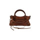 Balenciaga first brown leather handbag