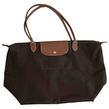 Longchamp Pliage  Brown Cloth Handbag
