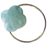 Morganne Bello friandise green white gold rings