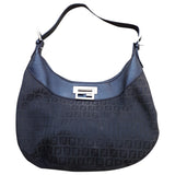 Fendi black cloth handbag