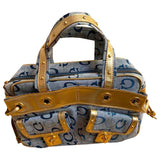 Guess blue cloth handbag