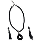 Dior black silver jewellery sets