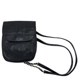 Chanel black leather backpacks