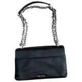 Prada tessuto  black varan clutch bag