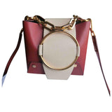 Yuzefi daria red leather handbag