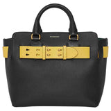 Burberry the belt black leather handbag