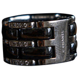 Chanel ultra black ceramic rings
