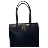 Cartier black leather handbag