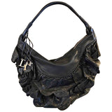 Dior black leather handbag