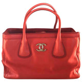 Chanel executive red leather handbag
