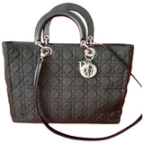 Dior diorissimo black cloth handbag