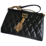 Givenchy gem  black leather handbag