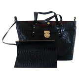 Guess black leather handbag