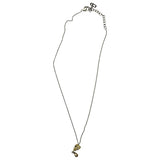 Dior silver metal necklaces