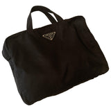 Prada black synthetic handbag