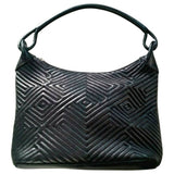 Bally black leather handbag