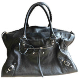 Balenciaga city black leather handbag