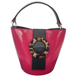 Les Petits Joueurs pink leather handbag
