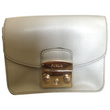 Furla metropolis grey leather handbag