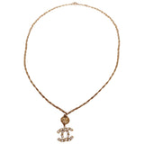 Chanel gold metal necklaces