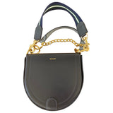 Sacai navy leather handbag