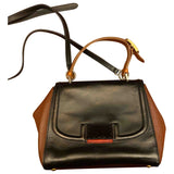 Fendi silvana black leather handbag