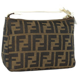 Fendi brown cloth handbag