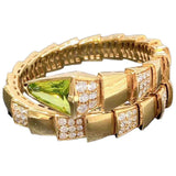 Bvlgari serpenti  yellow gold bracelets