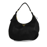 Prada black leather handbag