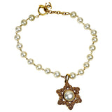 Chanel gold pearls necklaces