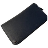 Prada black leather case