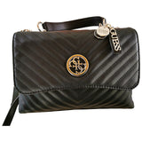 Guess black leather handbag