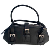 Loewe black leather handbag