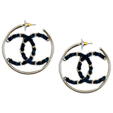 Chanel chanel multicolour metal earrings