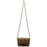 Dior beige patent leather handbag