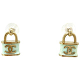 Chanel chanel gold metal earrings