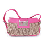 Dior columbus pink cloth handbag