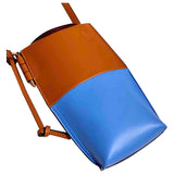 Loewe gate bucket multicolour leather handbag