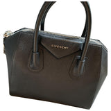 Givenchy antigona black leather handbag