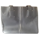 Valextra blue leather handbag