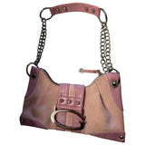 Guess pink cloth handbag