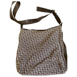 Dior brown cloth handbag