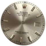 Rolex datejust 36mm silver steel watch