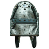 Mcm silver leather backpacks