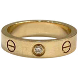 Cartier love gold yellow gold rings