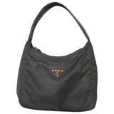 Prada tessuto  black synthetic handbag