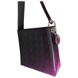Dior lady dior black patent leather handbag