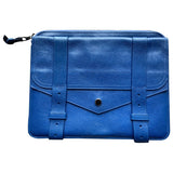 Proenza Schouler blue leather clutch bag