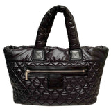 Chanel coco cocoon black synthetic handbag