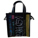 Balenciaga bazar bag multicolour leather handbag